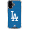 MLB Los Angeles Dodgers - Solid Distressed iPhone 16 Clear Case